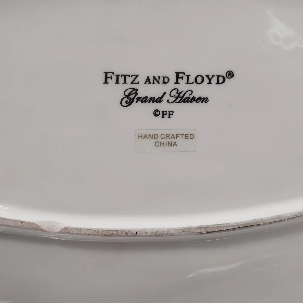 Fitz and Floyd Grand Haven Small Hostess Serving Tray Plate
